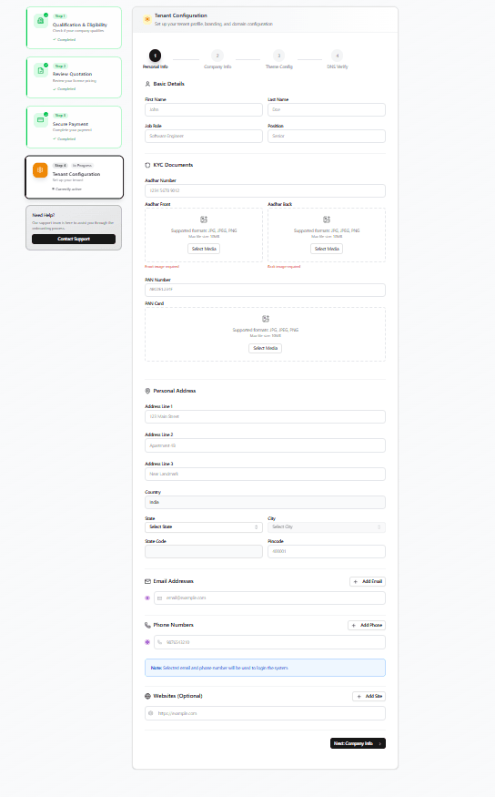 Personal Info