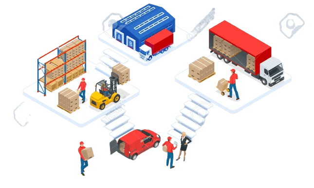 RapidLinks courier software illustration